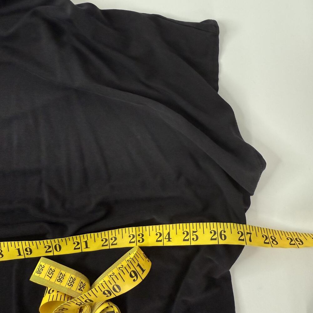 Eileen Fisher Dress Womens 3X Black Tencel Lyocell Dolman Sleeve Tunic Oversized - Picture 5 of 8